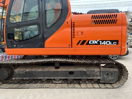 Excavadora de segunda mano hidráulica 14TON Peso de funcionamiento Excavadora Doosan DX140LC