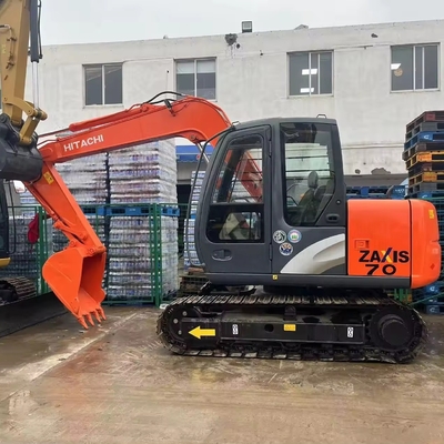 Excavadora de segunda mano Hitachi ZX70 con capacidad de 0.28m3