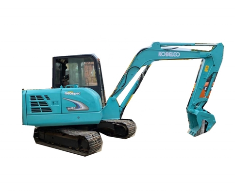 Excavadora KOBELCO SK60 usada en Shanghai Excavadora de segunda mano con horas de trabajo bajas