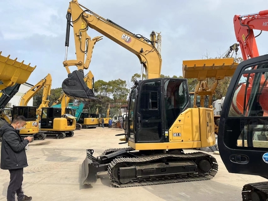 Excavadora mini Caterpillar 307.5 usada de Japón Horas bajas y peso de la máquina de 7500 KG
