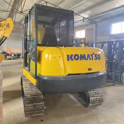 Mini Excavadora 5.6TON Excavadora de rastreo KOMATSU PC56 usada en Japón con bajo consumo de combustible
