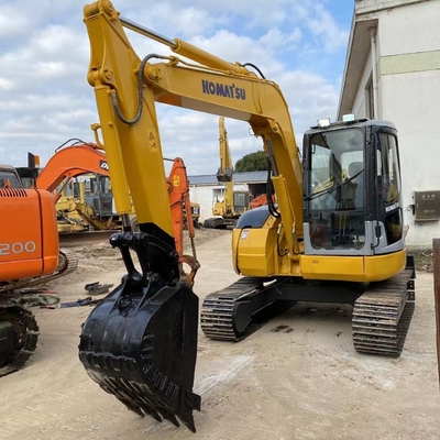 Excavadora PC78 de Komatsu de segunda mano de 7 a 8 toneladas, equipo de excavadora en excelente estado.