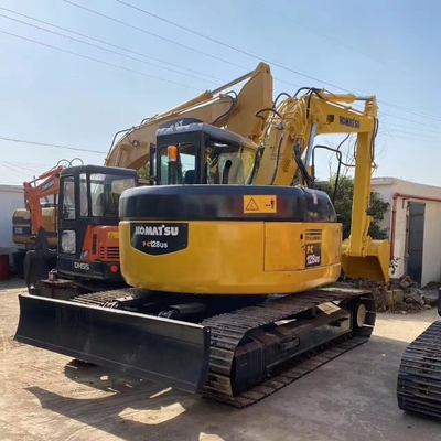 12000 KG Komatsu PC128 Excavadora utilizada excavadora de rastreo hidráulico para trabajos pesados