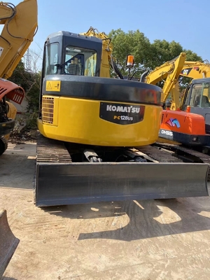 12000 KG Komatsu PC128 Excavadora utilizada excavadora de rastreo hidráulico para trabajos pesados