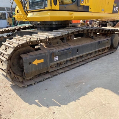 Japón Importa excavadora Komatsu PC450 de segunda mano Excavadora de 45 toneladas usada en el patio de Shanghai