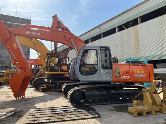 Excavadora usada HITACHI EX200 Zaxis 120-6 con motor ISUZU y válvula hidráulica Vickers