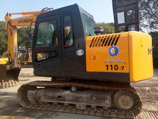 Buen rendimiento Excavadora usada Hyundai 110-7 para construcción y construcción