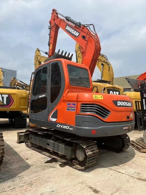 Pintura original DOOSAN DX80-9C Excavadora hidráulica de ruedas en stock en para la construcción