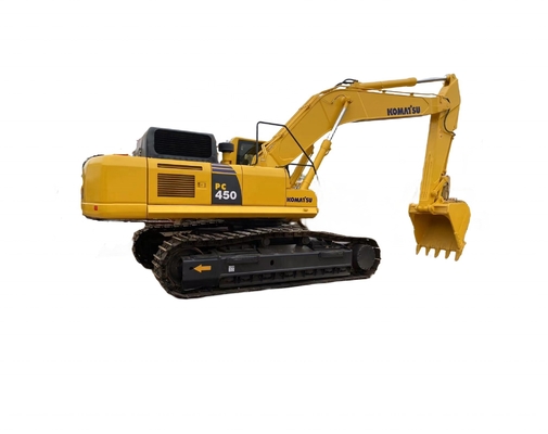 Excavadora Komatsu PC450 usada con motor Cummins y bomba hidráulica POCLAIN