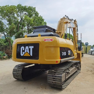 Excavadora usada Caterpillar 315D con pintura original y motor diesel hecho en Japón