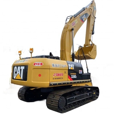 Caterpillar 320D2 de motor original japonés Excavadora usada con bomba hidráulica Changjiang