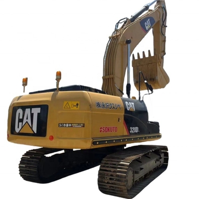 Excavadora usada Changjiang bomba hidráulica Caterpillar 320DL pintura original Japón