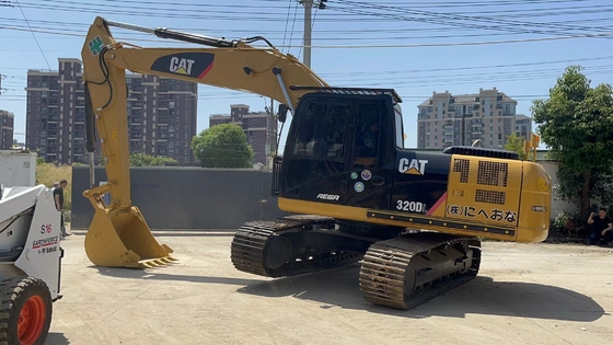 Excavadora usada Changjiang bomba hidráulica Caterpillar 320DL pintura original Japón