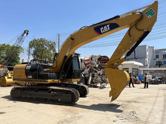 Excavadora usada Changjiang bomba hidráulica Caterpillar 320DL pintura original Japón