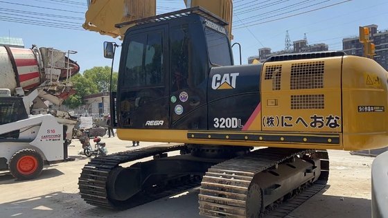 Excavadora usada Changjiang bomba hidráulica Caterpillar 320DL pintura original Japón