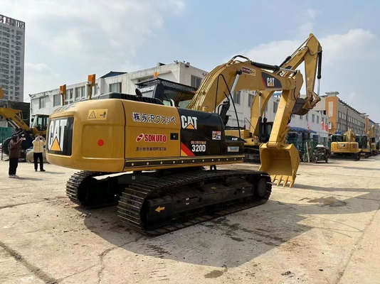 Usado Japón pintura original Caterpillar 320D mini excavadora pequeña en excelentes condiciones