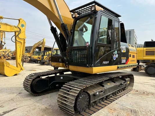 Usado Japón pintura original Caterpillar 320D mini excavadora pequeña en excelentes condiciones