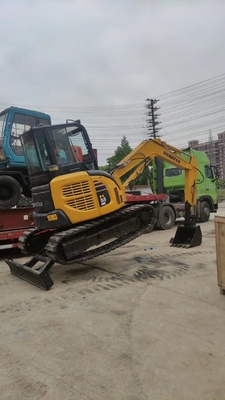Japón Máquina de construcción Usada excavadora Komatsu PC50 49kW Excavadora de rastreo hidráulico