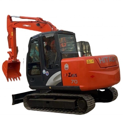 Excavadora de excavadora usada original japonesa Hitachi zx70 con motor EPA y diseño de excavadora