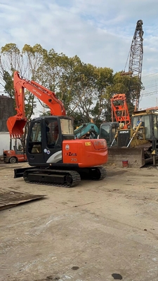 Excavadora de excavadora usada original japonesa Hitachi zx70 con motor EPA y diseño de excavadora