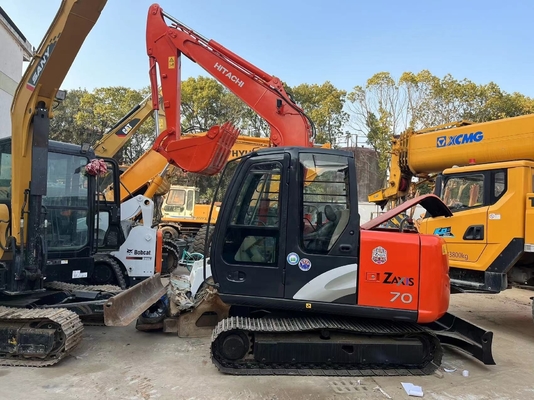 Excavadora de excavadora usada original japonesa Hitachi zx70 con motor EPA y diseño de excavadora