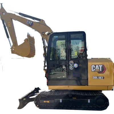 Excavadora japonesa de segunda mano Motor original 2019 Excavadora diesel de 5,5 toneladas Caterpillar 305.5E2