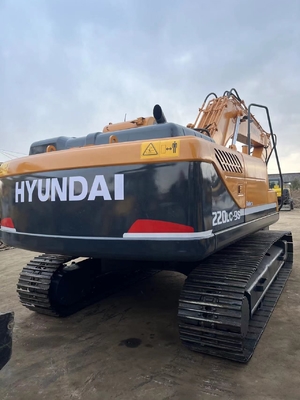 Trabajos de construcción Excavadora utilizada Hyundai 220LC-9S con motor original de Corea