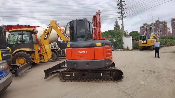 Diseño deficiente Hitachi ZX65U Excavadora hidráulica de retroexcavadora usada 0,8 toneladas Peso operativo
