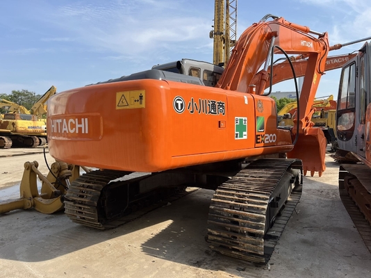 Excavadora de excavadora de segunda mano de tipo móvil Excavadora de excavadora usada Hitachi EX200