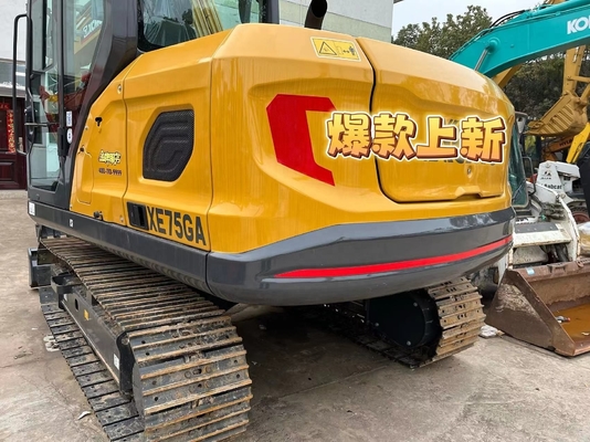 0.3m3 Capacidad de cubo XE75GA Excavadora usada en buenas condiciones con 0-2000 horas de trabajo
