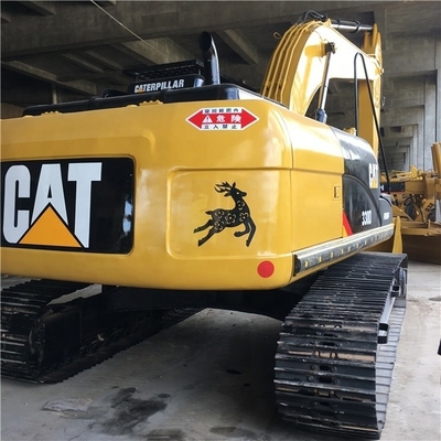 Excavadora amarilla usada de 20 toneladas en buen estado Excavadora CAT 330D de segunda mano