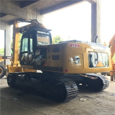 Excavadora amarilla usada de 20 toneladas en buen estado Excavadora CAT 330D de segunda mano