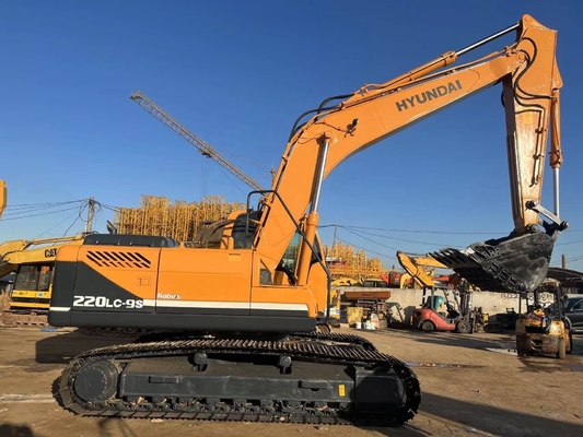 Excavadora original Hyundai 220LC de 20 toneladas con motor HINO en Corea
