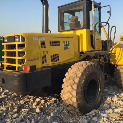 Una cargadora de ruedas de 20 toneladas usada de Komatsu WA320 con motor original y bomba hidráulica Liyuan