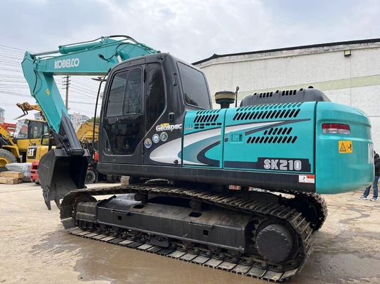 Excavadora usada Kobelco SK210LC con pintura original y bomba hidráulica Liyuan de Japón
