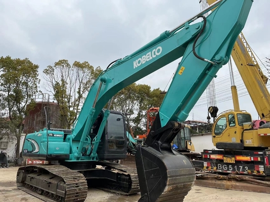 Excavadora usada Kobelco SK210LC con pintura original y bomba hidráulica Liyuan de Japón