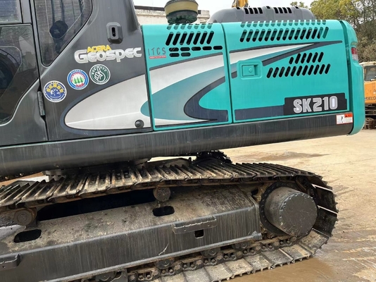 Excavadora usada Kobelco SK210LC con pintura original y bomba hidráulica Liyuan de Japón