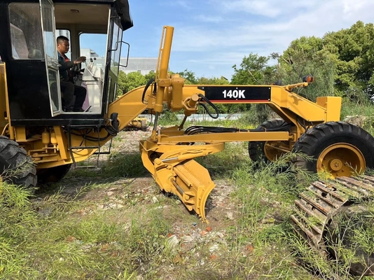 Excavadora de tipo móvil de 9 toneladas Caterpillar usada 140H 140G 140K motor clasificador