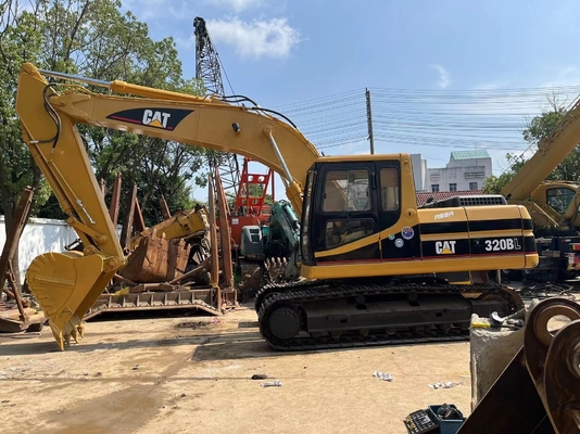 Excavadora original de 20 toneladas CAT 320BL Excavadora usada con potencia de 112 kW y certificada EPA / CE