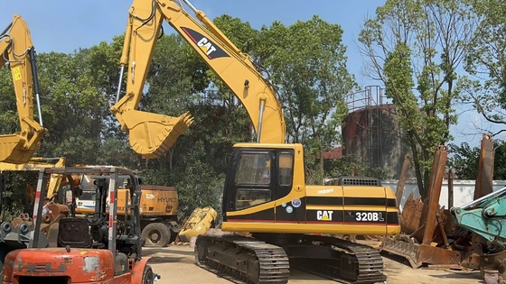 Excavadora original de 20 toneladas CAT 320BL Excavadora usada con potencia de 112 kW y certificada EPA / CE