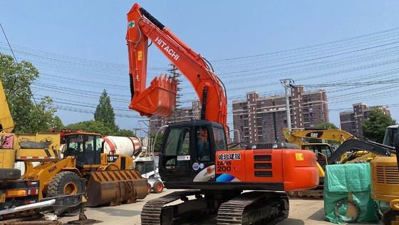 Excavadora de excavadora usada Hitachi ZX200-3G con 112 kW de potencia y 0-2000 horas de trabajo