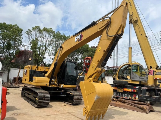 Excavadora amarilla CAT 320GC con buen estado y cilindro hidráulico Liyuan