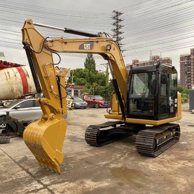 Excavadora Caterpillar usada en buen estado CAT 307E2 Excavadora de ruedas con motor japonés