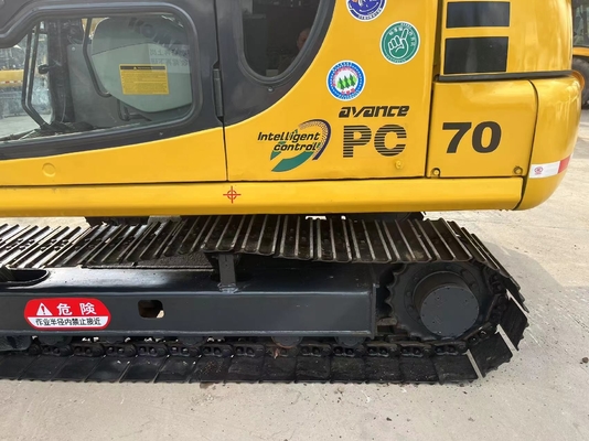 Excavadora de segunda mano Komtsu PC70 con motor japonés en buen estado