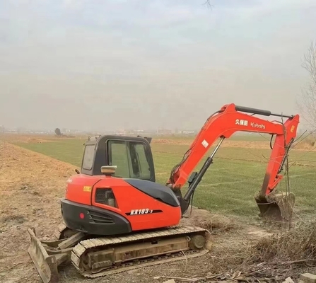 Excavadora Kubota KX183-3 de segunda mano con motor japonés y cilindro hidráulico Liyuan
