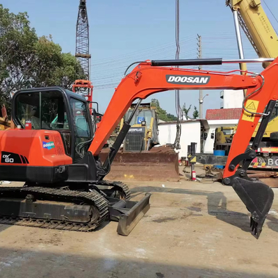Otros componentes hidráulicos Excavadora de segunda mano Doosan DX60 para proyectos de paisajismo