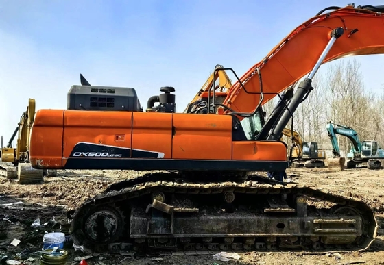 Excavadora usada Doosan DX500LC con motor Doosan excavadora de segunda mano hidráulica