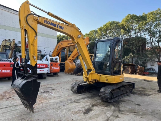 Buena condición excavadora Komatsu PC50 de segunda mano color original y tipo de rastreador
