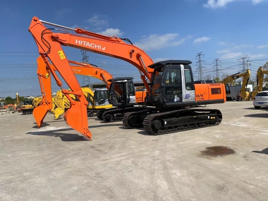 Excavadora japonesa usada Hitachi ZX200 con capacidad de cubo de 3M3 en promoción