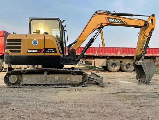 Excavadora de 5 toneladas utilizada Sany SY55 pintura original Excavadora hidráulica de tamaño mediano